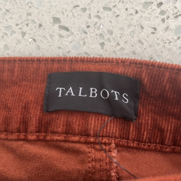 NWT Talbots Corduroy Straight Leg Pants - Picture 8 of 8